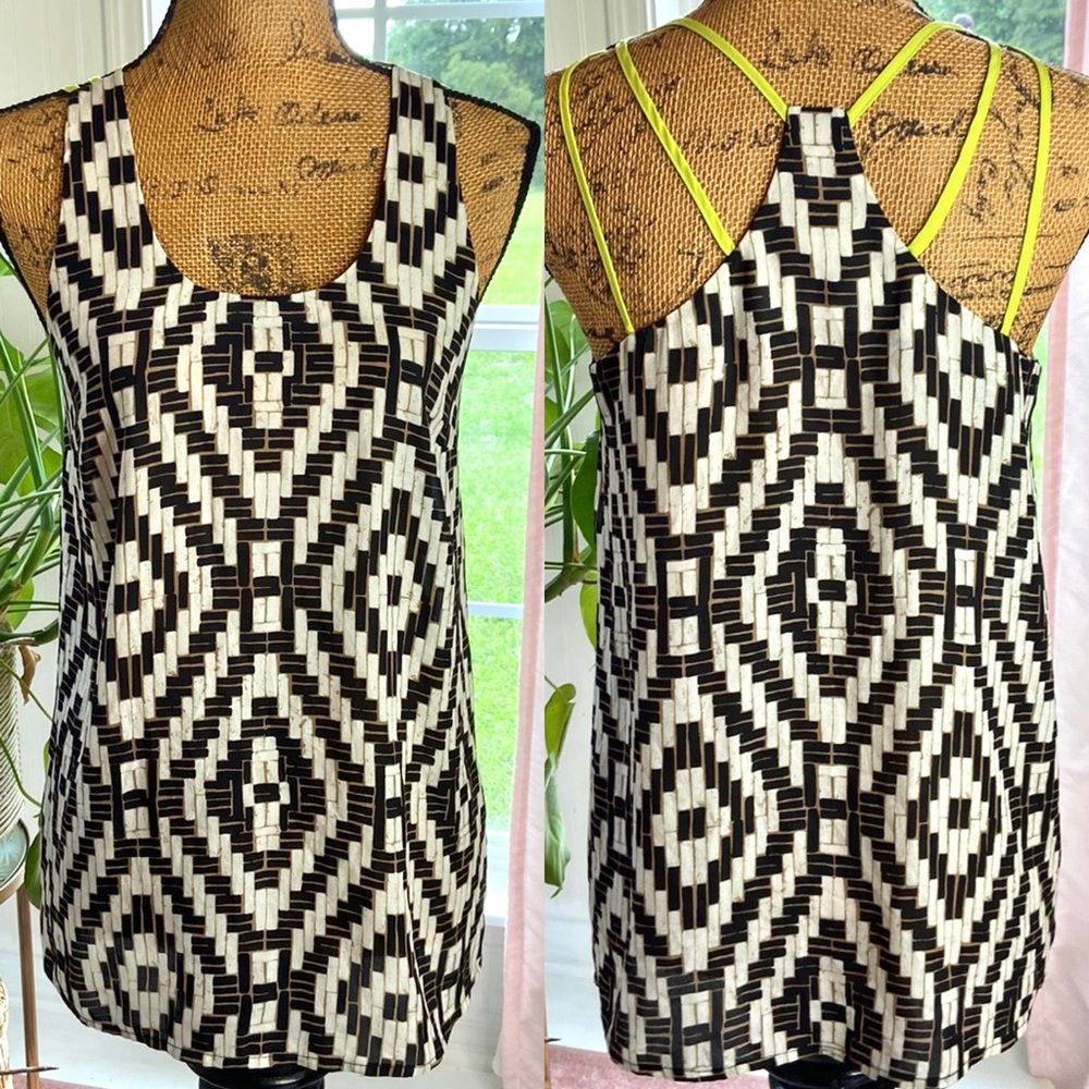 The Limited Abstract Print Cami Tank Top Sz S